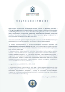 VJP közlemény