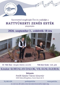 Hattyúkerti zenés esték