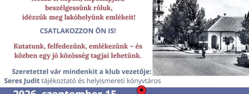 Családfakutatók Köre és Helyismereti Klub