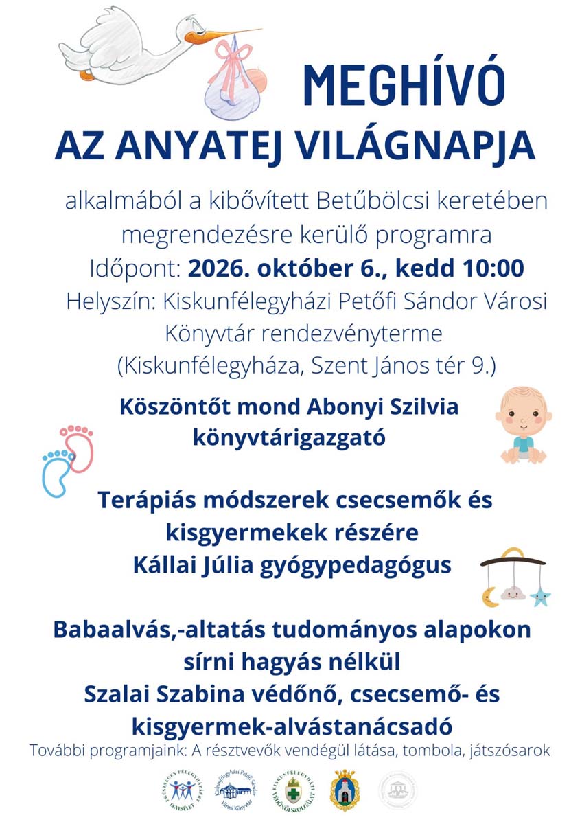 Kibővített Betűbölcsi az anyatej világnapja alkalmából