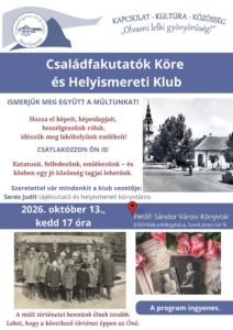 Családfakutatók Köre és Helyismereti Klub